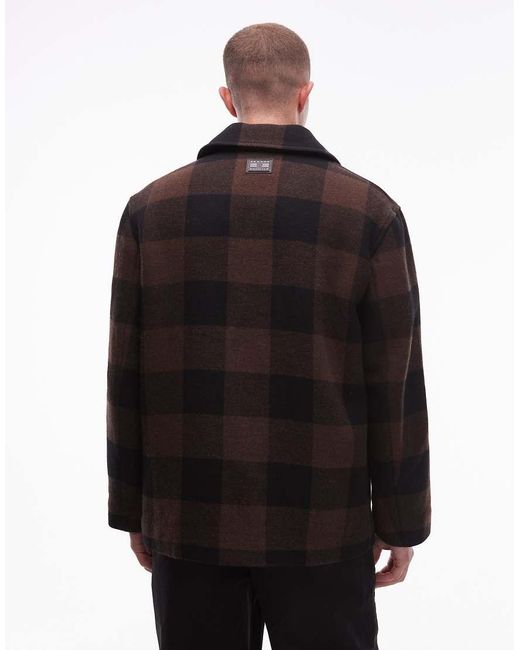 Tommy Hilfiger Black Short Wool Jacket for men