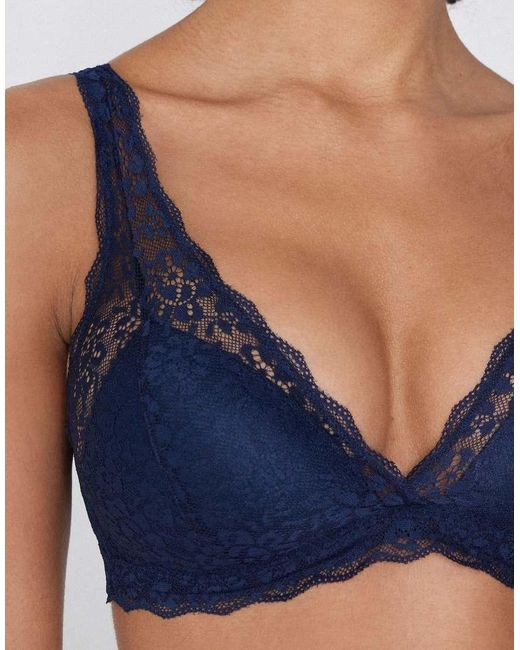 Tezenis Blue Havana Lace Triangle Bra