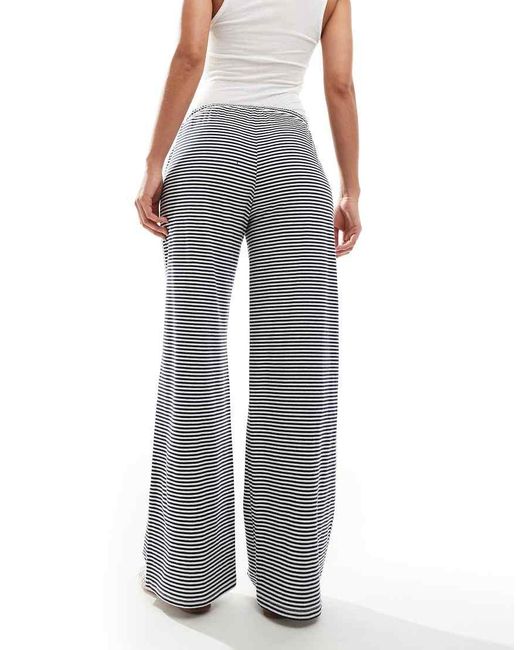 Hollister Baggy Broek Met Lage Taille in het Gray