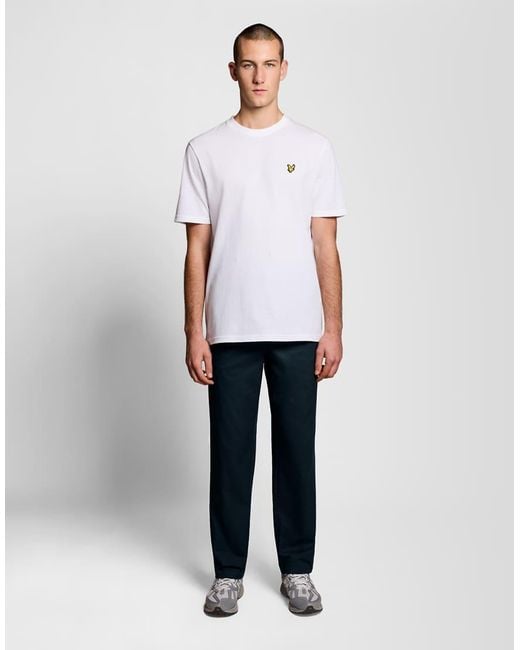 Lyle & Scott White Trousers Everyday Trousers for men
