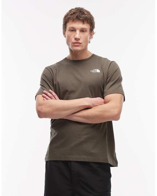The North Face Gray Denali Backprint T-Shirt for men