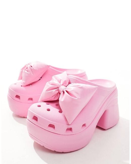 Crocs Siren Clogs in Pink Lyst UK