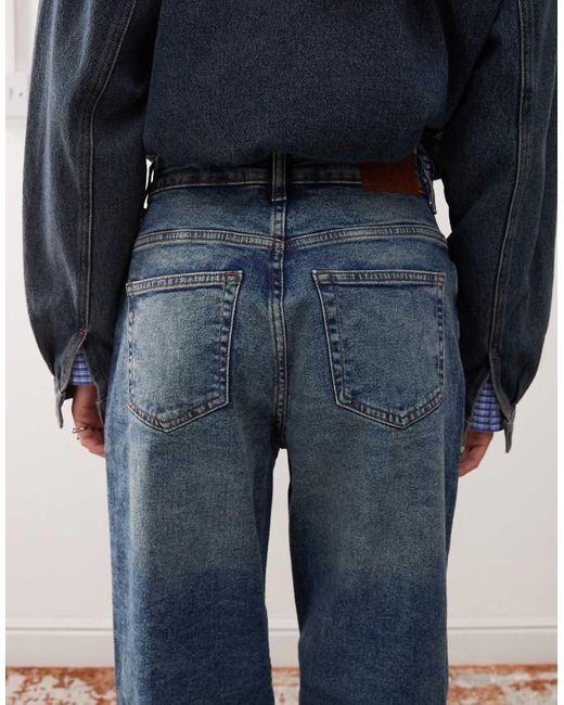 Noisy May Blue Josie High Waist Baggy Jeans