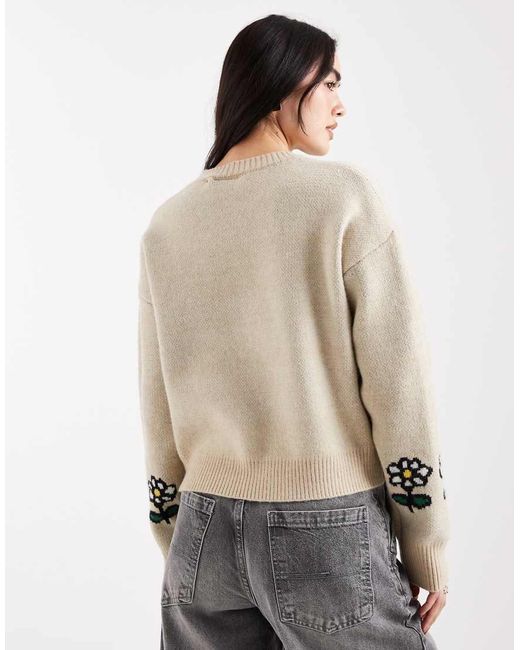 Daisy Street X Miffy Knit Sweater in Grey | Lyst UK