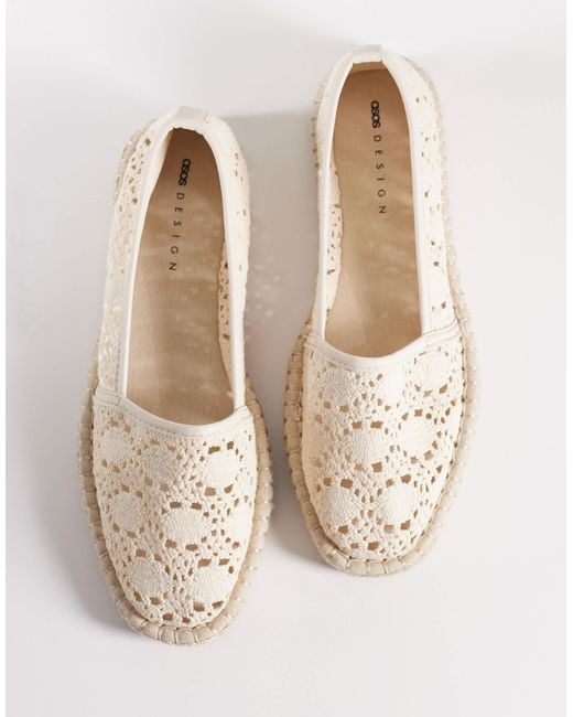 ASOS Natural Joyce Closed Toe Espadrille