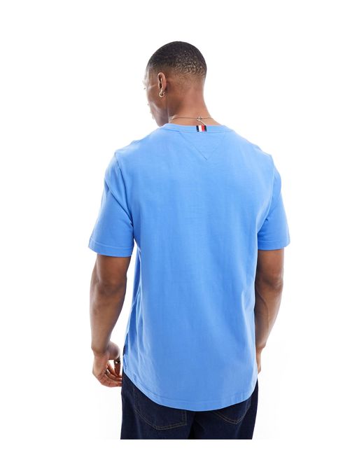 Tommy Hilfiger Blue Monotype Box T-shirt for men