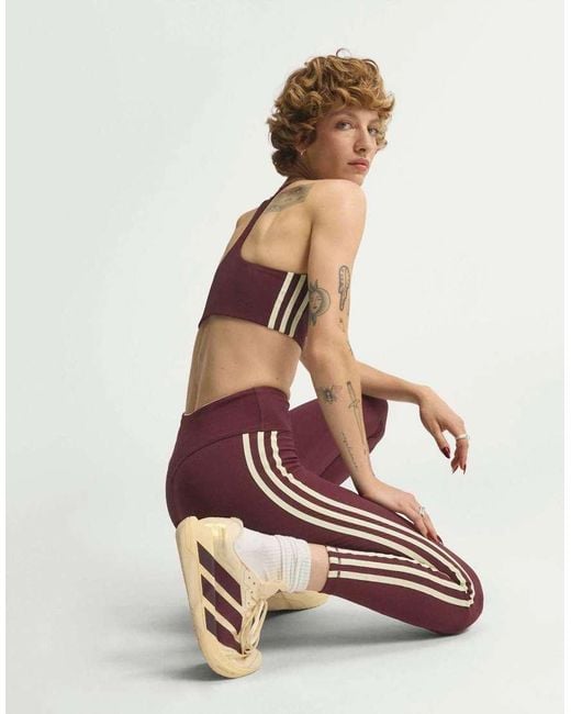 Adidas Originals Brown Adidas Originals Sport Superstar 7/8 leggings