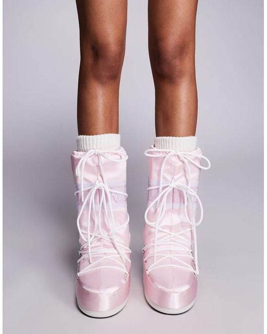 Moon Boot Purple Moonboot Icon High Pearly Snowboot