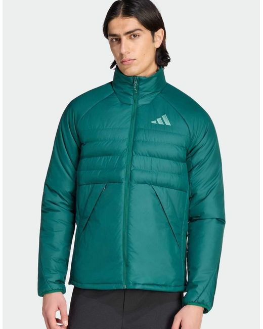Adidas Originals Green Terrex Multi Climawarm Insulated Jacket for men