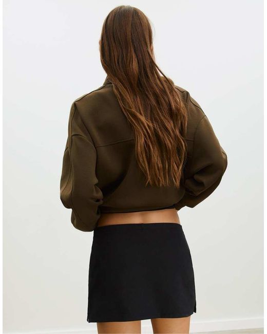 Stradivarius Black Mini Skort