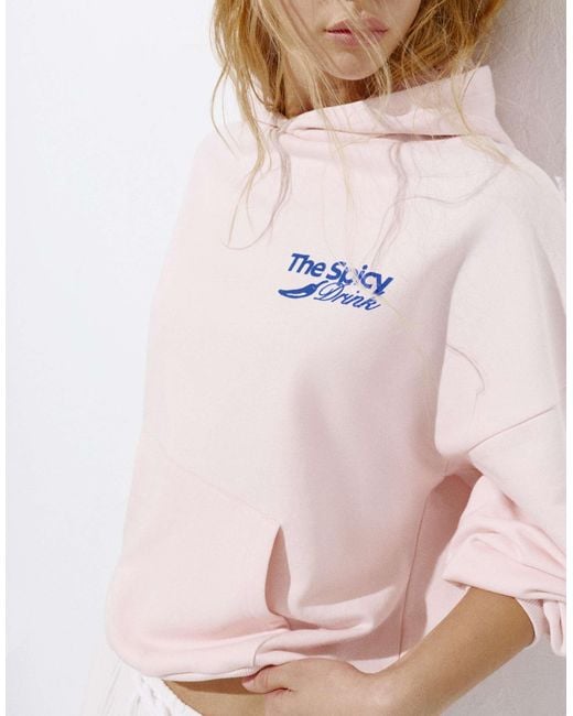 Pull&Bear White – kapuzenpullover