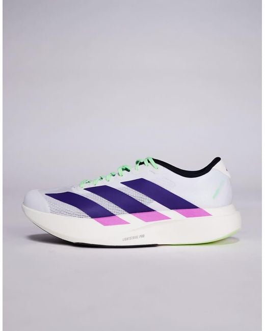 Adidas Originals Gray Adidas Running Adizero Evo Sl Trainers for men