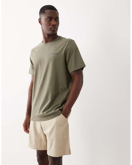 Columbia Green Csc Basic T-shirt for men