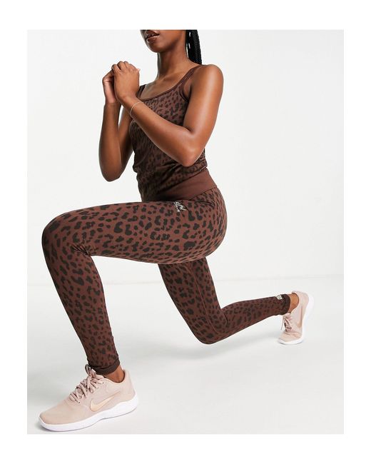 River Island Active Leopard Print 