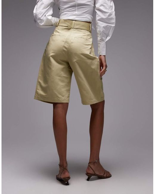 & Other Stories Gray Tailored Bermuda Shorts