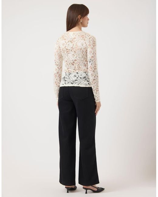 Y.A.S Natural Long Sleeved Top
