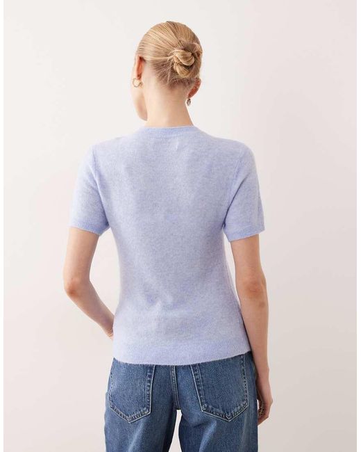 Abercrombie & Fitch Blue Knitted Skimming T-shirt