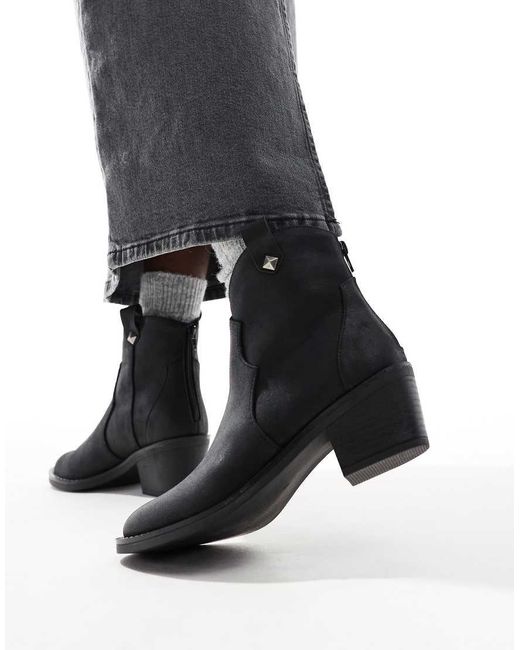 Rocket Dog Black Yolanda Ankle Boots