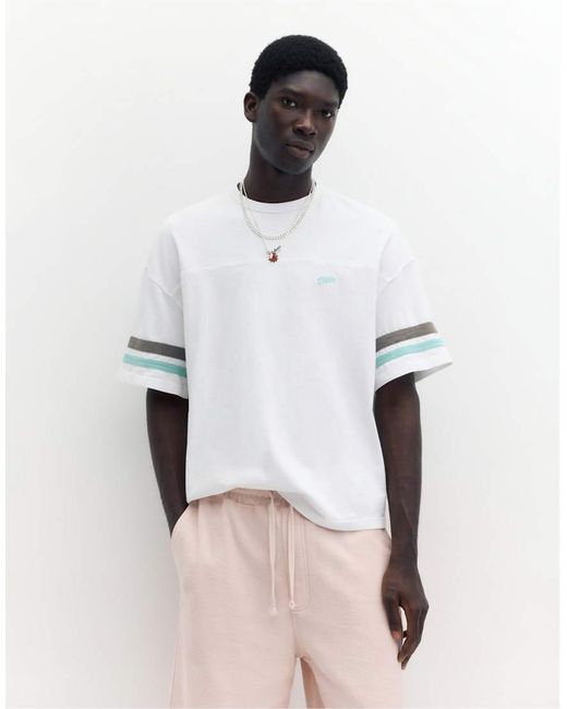 Stwd di Pull&Bear in White da Uomo