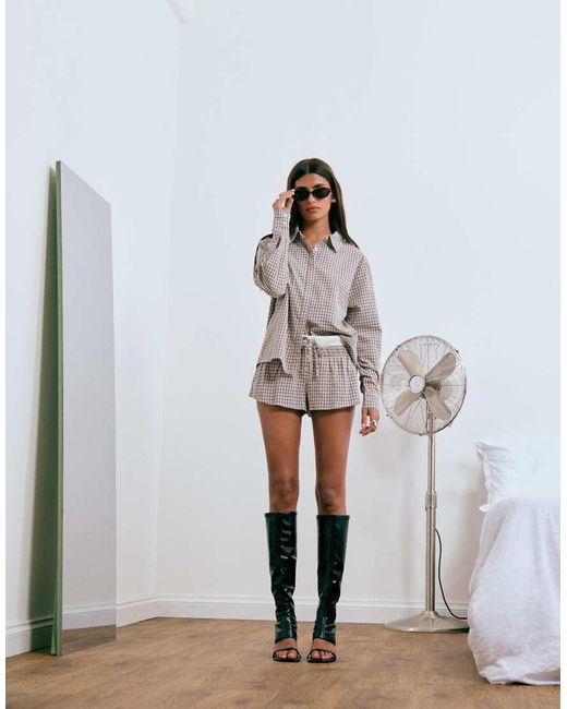 Lioness Gray Nirvana Relaxed Shirt Co-ord