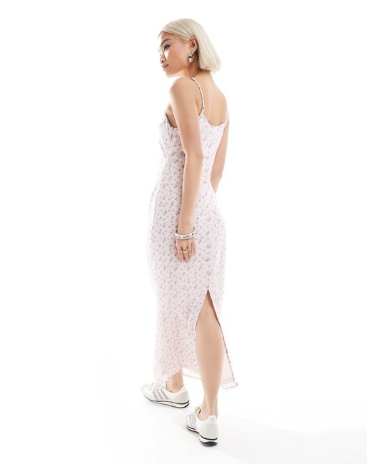 Daisy Street White – midaxi-trägerkleid
