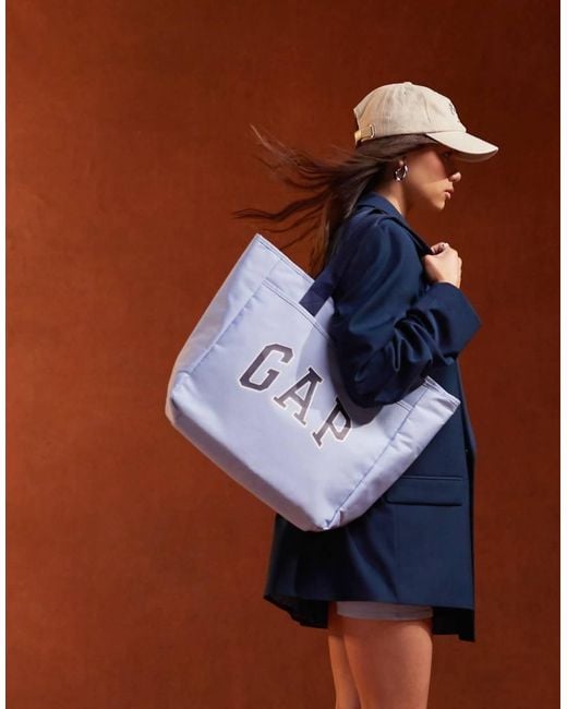 Gap Blue Yale Front Pocket Tote Bag