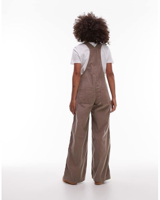 Levi's Brown Xl Overall Corduroy Dungarees