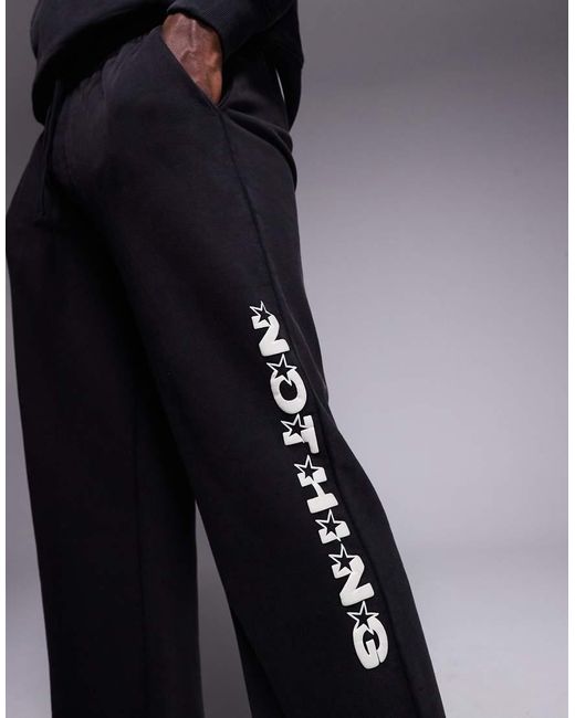 Good For Nothing Space-Dye Joggingbroek Met Print Op De Zijkant, Deel Van Co-Ord Set in het Multicolor voor heren