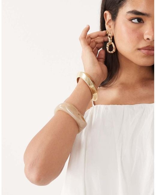 Vero Moda Natural Cami Strap Bubble Hem Mini Dress