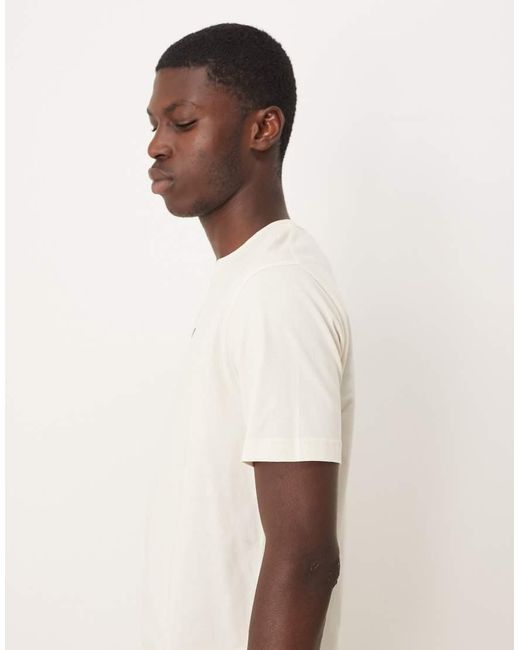Gant Natural Central Small Logo T-shirt for men