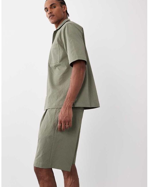 ASOS Green Dressy Regular Shorts for men