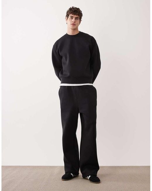 ARKET Black Mix And Match Straight Leg jogger for men