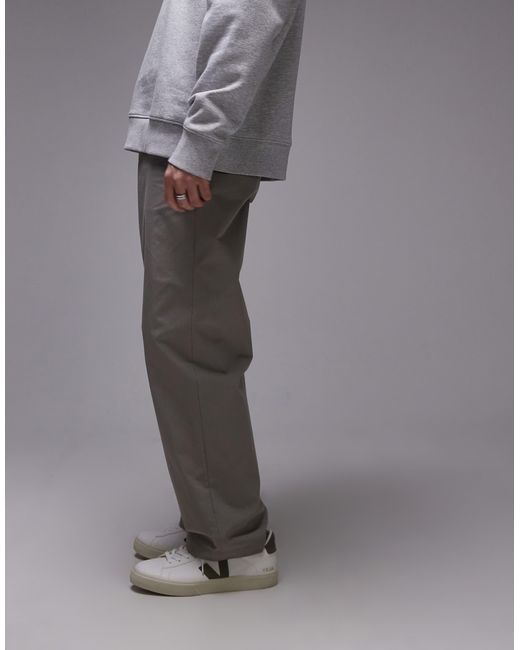 ARKET – locker geschnittene chinohose in Gray für Herren