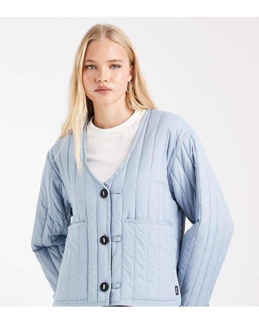 Rains Blue X Asos Exclusive 21940 Banja Water Repellent Liner Jacket