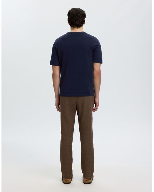 SELECTED Blue Knitted Top for men