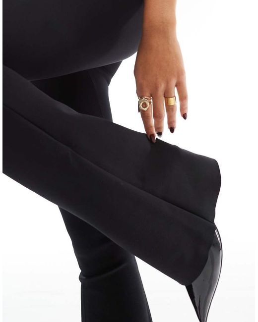 Commando Blue Neoprene Control Flare Legging