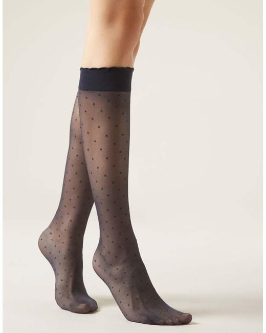 Calzedonia Natural Patterned Knee-High Socks