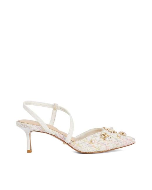 Dune Natural Standard Fit Dyana Court Shoes