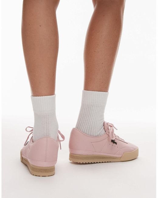 Aura - baskets Lacoste en coloris Pink