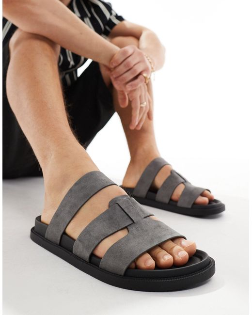 ASOS Black Sandals for men