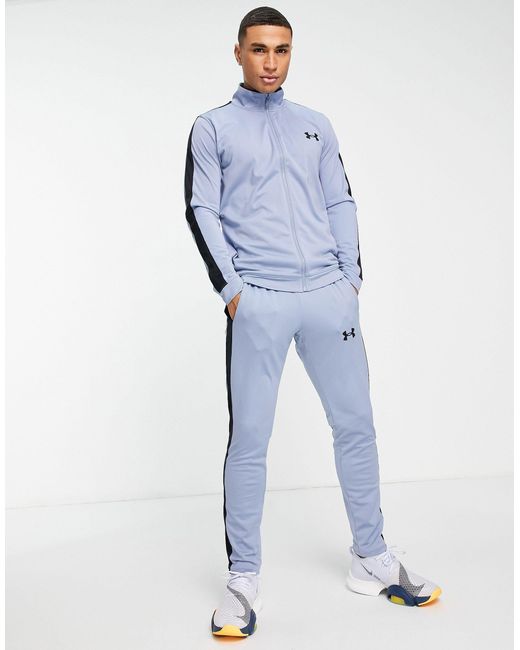Under Armour Sportstyle Knit Tracksuit in Blue for Men | Lyst UK