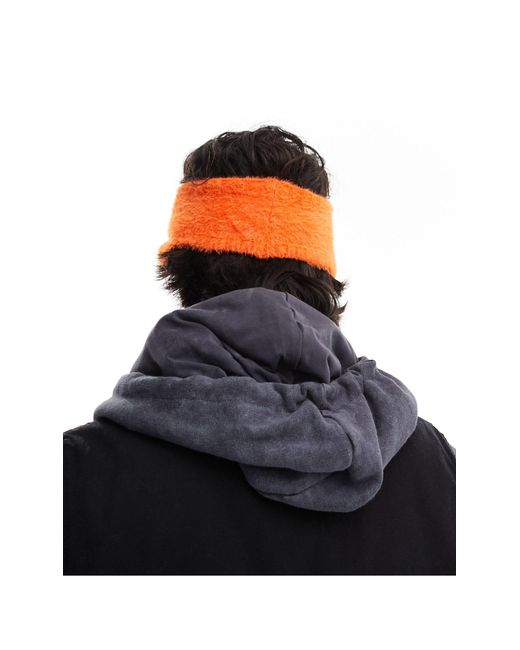 ASOS Black Fluffy Headband for men