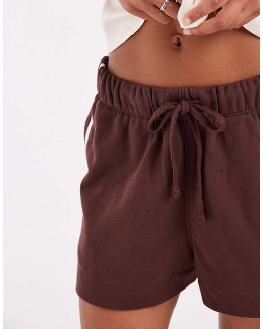 Gap White Runner Shorts With Racer Stripe
