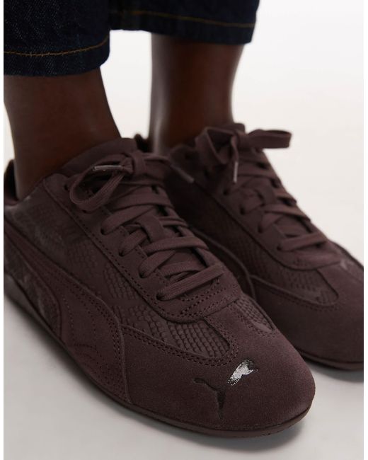 Speedcat python - baskets - marron chocolat PUMA en coloris Black