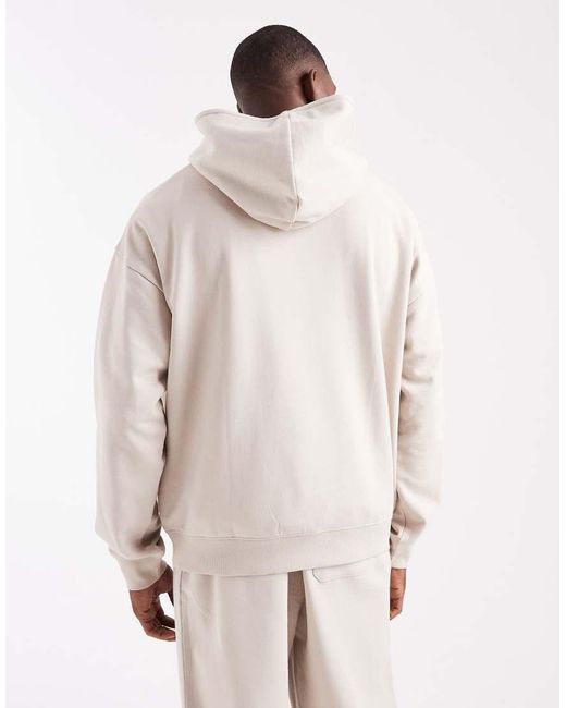 New Look Natural Oversized Hoodie for men