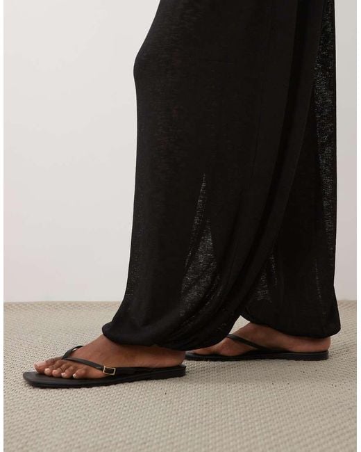 ASOS Black Sheer Co-Ord Trouser