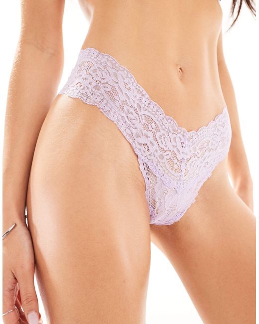 Cotton On Pink Cotton on – g-string aus spitze
