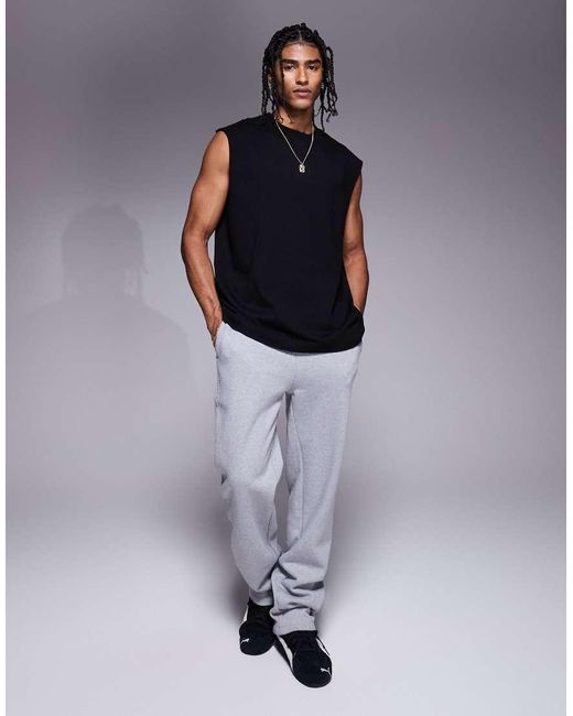 Wide Leg Joggers Asos Sweatpants Mens ASOS Premium Heavy Weight - Main Image