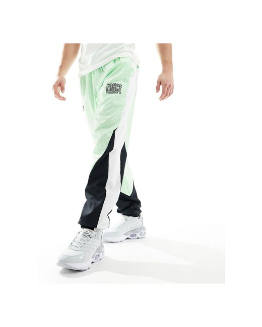 Nike Basketball Green Starting 5 Woven Trousers for men