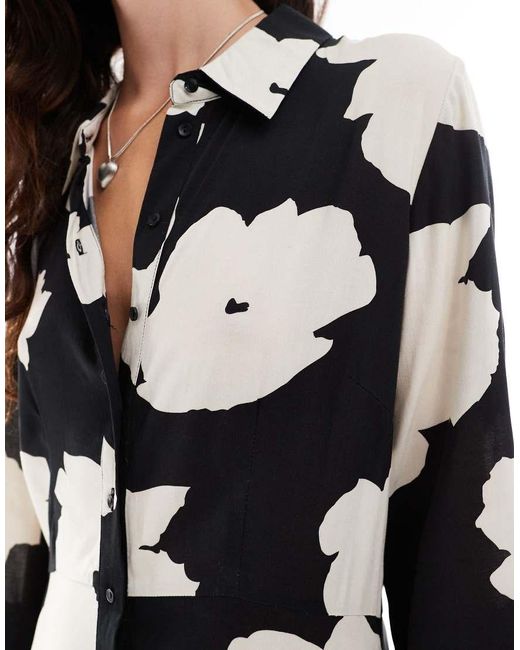 Y.A.S White Maxi Shirt Dress